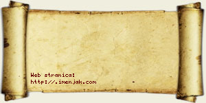 Nina Mladenović vizit kartica